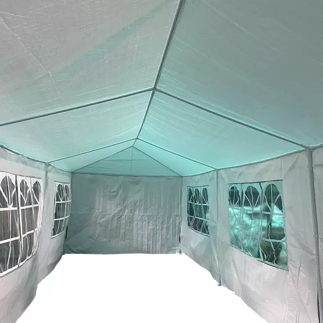 Pawilon ogrodowy 3x9x2,7 m biały