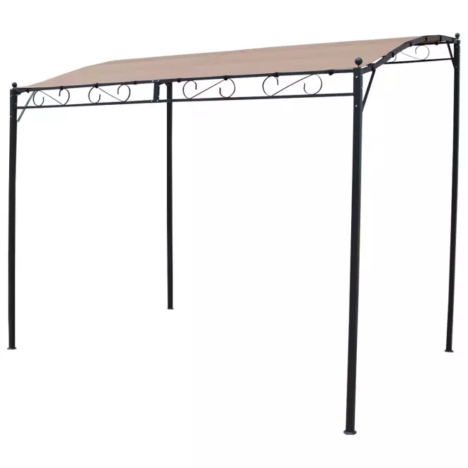 Pawilon ogrodowy 2x3 m brązowy