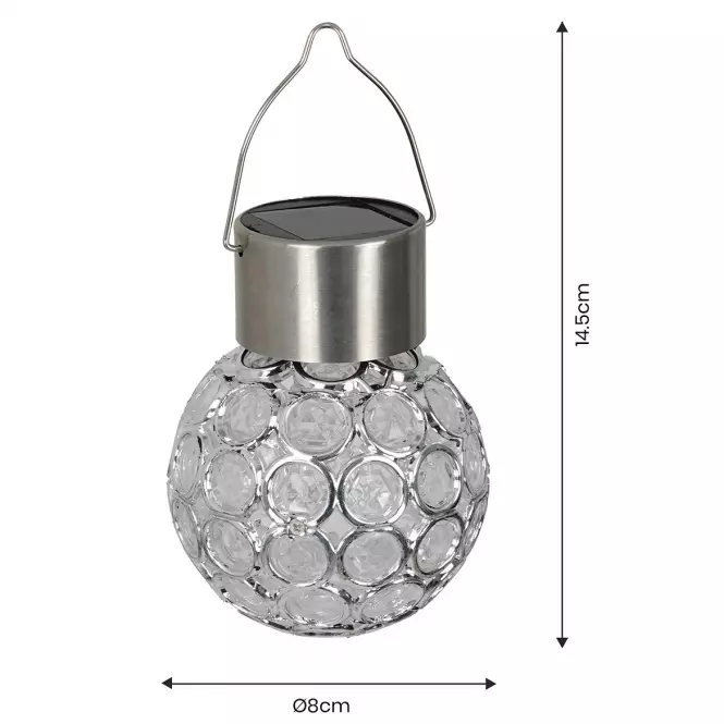 Lampa solarna RING RGB EKO0585,3