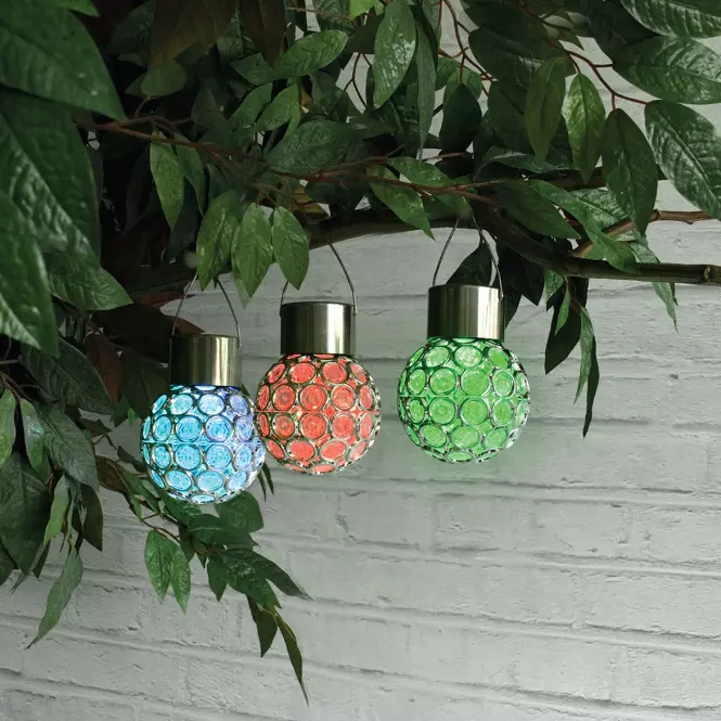 Lampa solarna RING RGB EKO0585,4