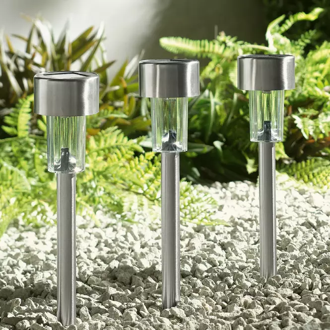 Lampa solarna PIN INOX EKO0594