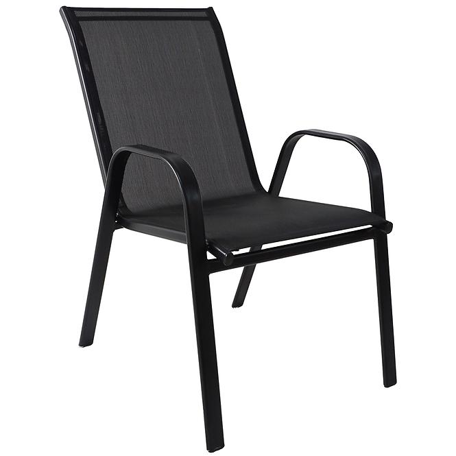 Krzesło ogrodowe Nadja czarne