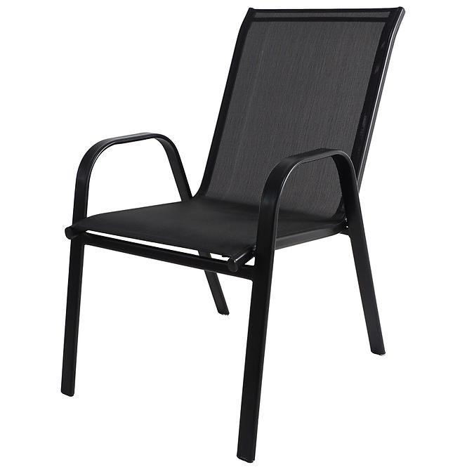 Krzesło ogrodowe Nadja czarne