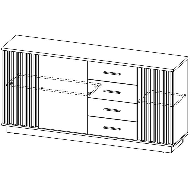 Komoda LameloL A21