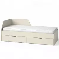 Łóżko Melo ME9  cashmere/cashmere