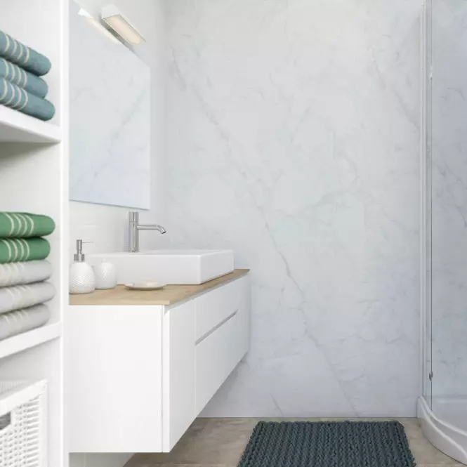 Panel ścienny dekoracyjny PCV MOTIVO Carrara Marble