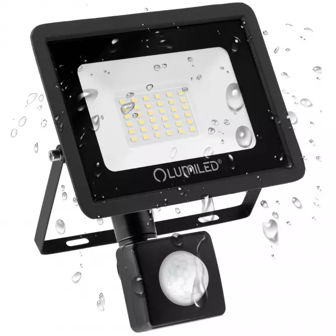 Lumiled naświetlacz LED ZUNA 30W czujnik 4000K