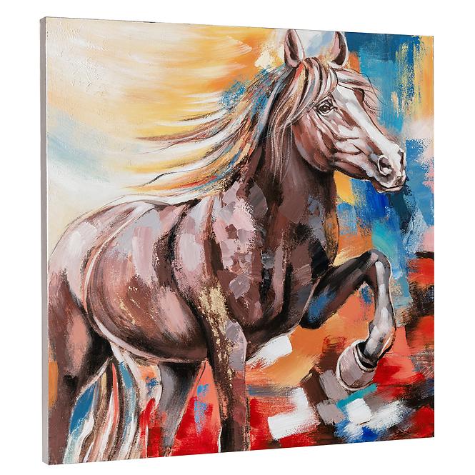 Obraz na płótnie 80x80 Abstrakcyjny koń