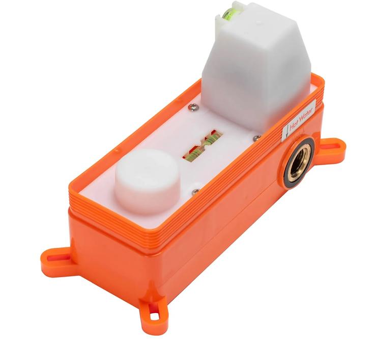 Bateria umywalkowa podtynkowa Rea Oval chrom + box