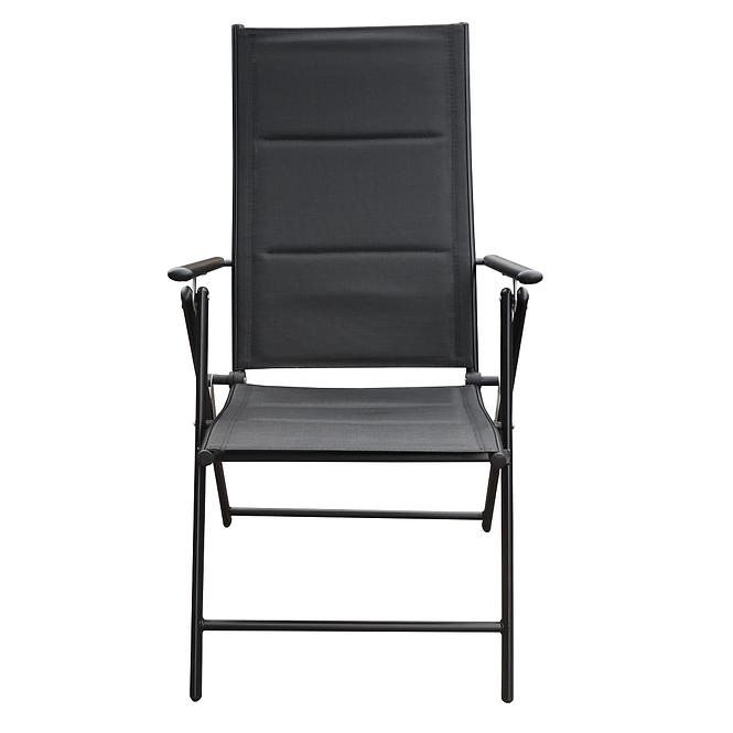 Krzesło Pia z wypełnieniem 7-pozycyjne czarne