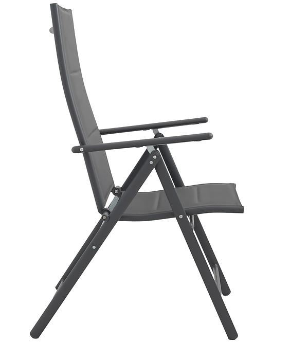 Krzesło Pia z wypełnieniem 7-pozycyjne szare