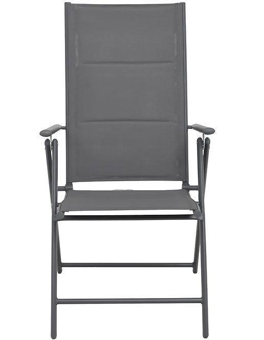 Krzesło Pia z wypełnieniem 7-pozycyjne szare