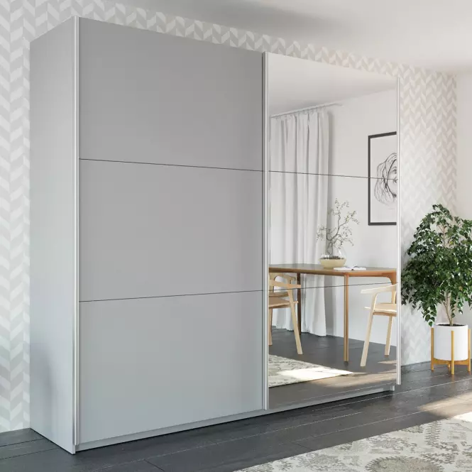 Szafa Vigo 225 platinum / lustro
