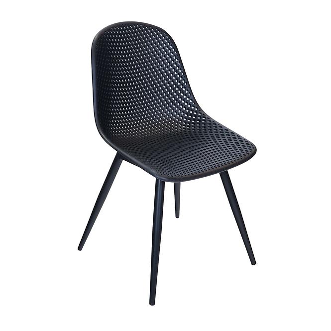 Krzesło ogrodowe Adria czarne