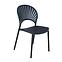 Krzesła ogrodowe Rimini czarne