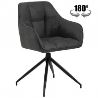 Krzesło do jadalni anthracite 91546