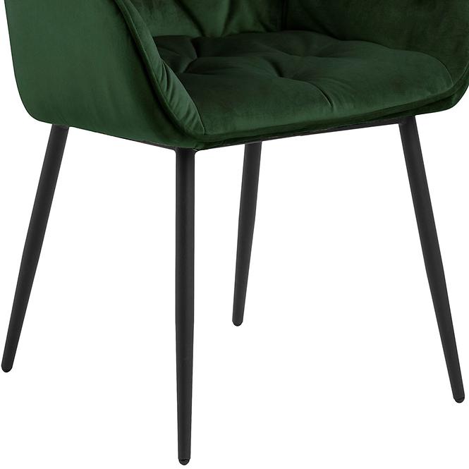 Krzesło do jadalni green 2 szt