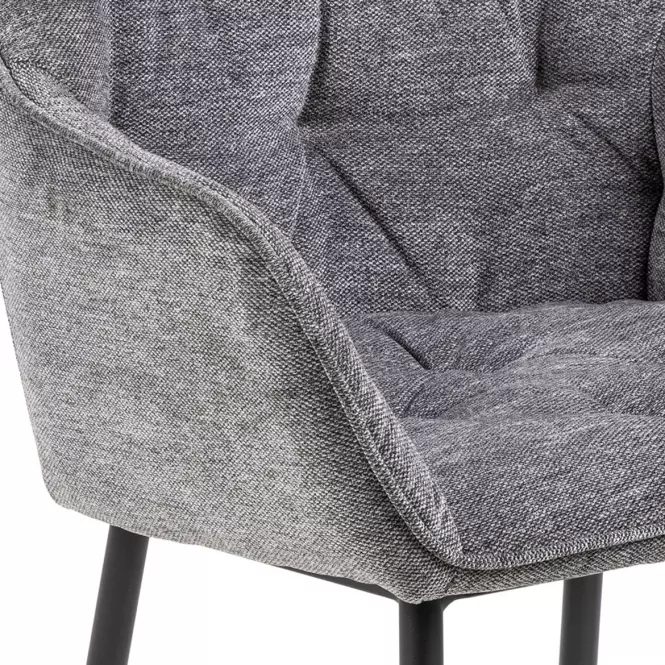 Krzesło do jadalni anthracite 2 szt