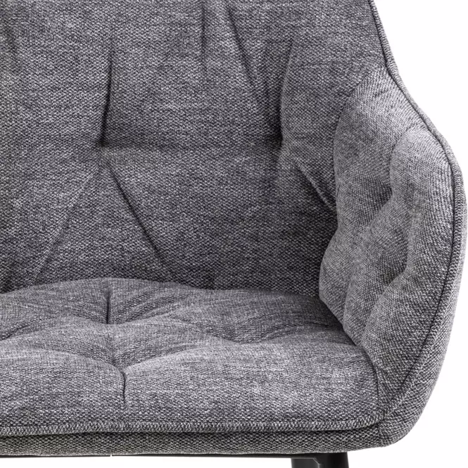 Krzesło do jadalni anthracite 2 szt