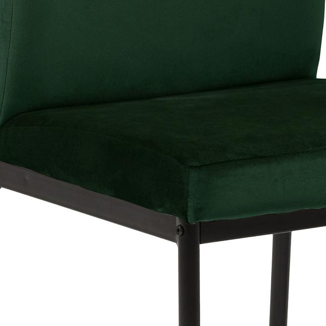 Krzesło do jadalni dark green 2 szt
