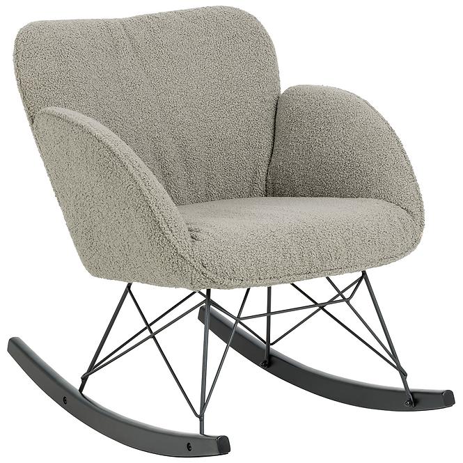 Krzesło bujane grey brown
