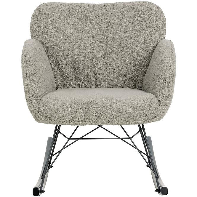 Krzesło bujane grey brown