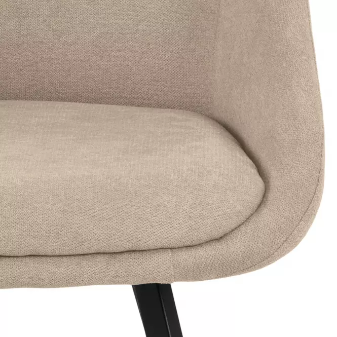 Krzesło do jadalni beige 2 szt,6