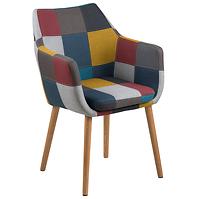 Krzesło do jadalni patchwork