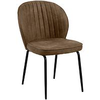 Krzesło do jadalni light brown 2 szt