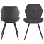 Krzesło do jadalni anthracite 2 szt,4