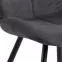 Krzesło do jadalni anthracite 2 szt,9
