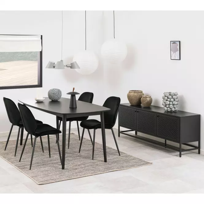 Komoda matt black