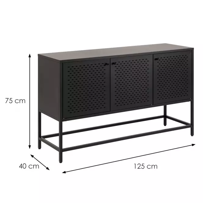 Komoda matt black