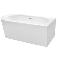 Wanna  wolnostojąca narożna Avita A-Line 170/75 P + syfon klik-klak chrom z przelewem slim