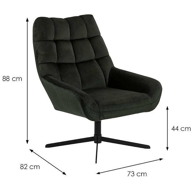 Krzesło wypoczynkowe dark green