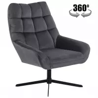 Krzesło wypoczynkowe dark grey