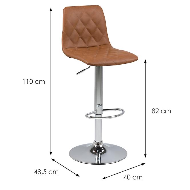 Krzesło barowe brown