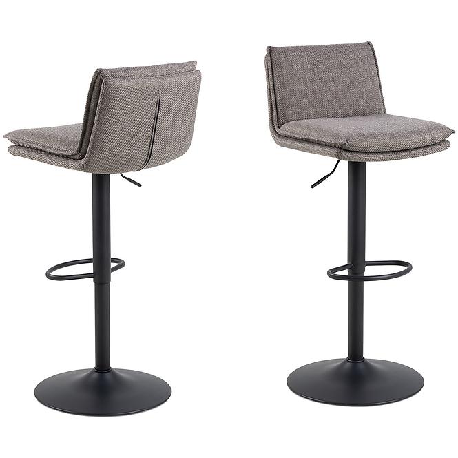 Krzesło barowe grey-brown 2 szt