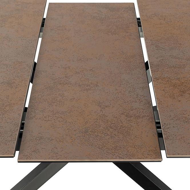 Stół obiadowy rusty brown