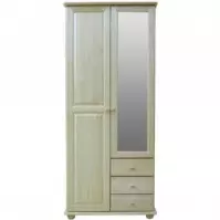 Szafa 38B sosna 2D/3 + lustro
