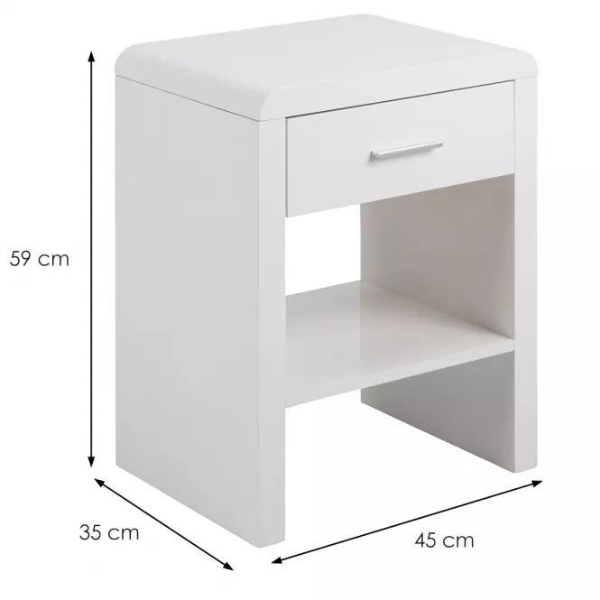Szafka nocna white
