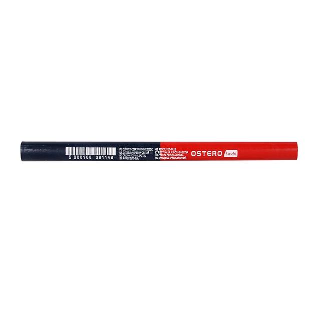 Ołówek czerwono-niebieski 180 mm