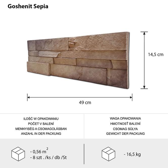 Kamień betonowy Goshenit Sepia