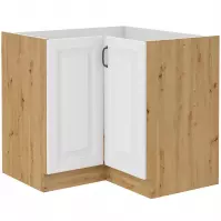 Szafka Kuchenna Stilo Biały/Artisan 90x90 Nd 2f Bb