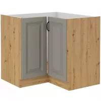 Szafka Kuchenna Stilo Claygrey/Artisan 90x90 Nd 2f Bb