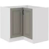Szafka Kuchenna Stilo Claygrey/Biały 90x90 Nd 2f Bb