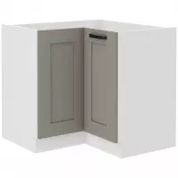 Szafka Kuchenna Luna Claygrey/Biały 90x90 Nd 2f Bb