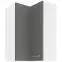 Szafka kuchenna LARA GREY 60X60 GN-90 2F (90°)