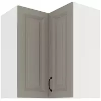Szafka kuchenna STILO CLAYGREY/BIAŁY 60X60 GN-72 2F (90°)