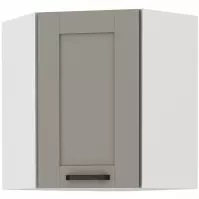 Szafka kuchenna LUNA CLAYGREY/BIAŁY 60X60 GN-72 2F (45°)